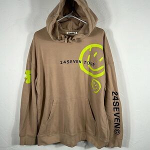 🔥🔥 24Seven Tour Streetwear Hoodie Sweatshirt ‎ Sz Lg - EXCELLENT Condition
